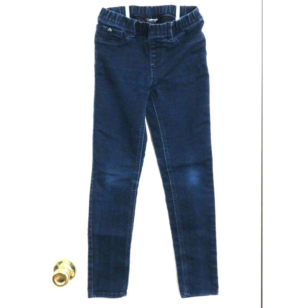 Jordache Girls Size M 7/8 Denim Blue Jean Jegging Pull on Super Soft